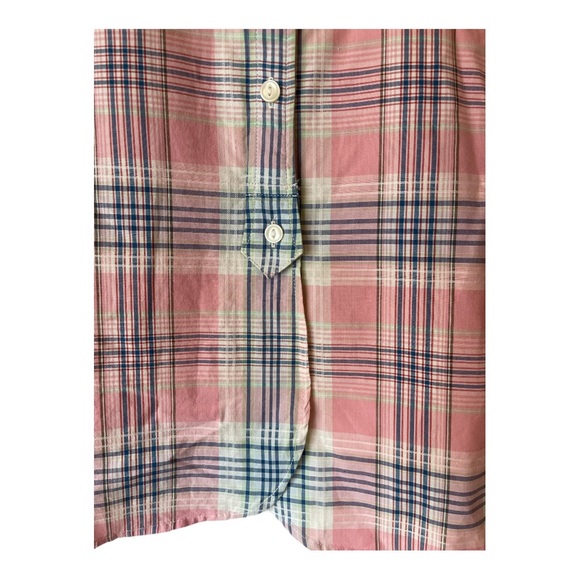 LRL Ralph LAUREN JEANS CO. Pink Plaid Shirt size: S - Picture 7 of 9